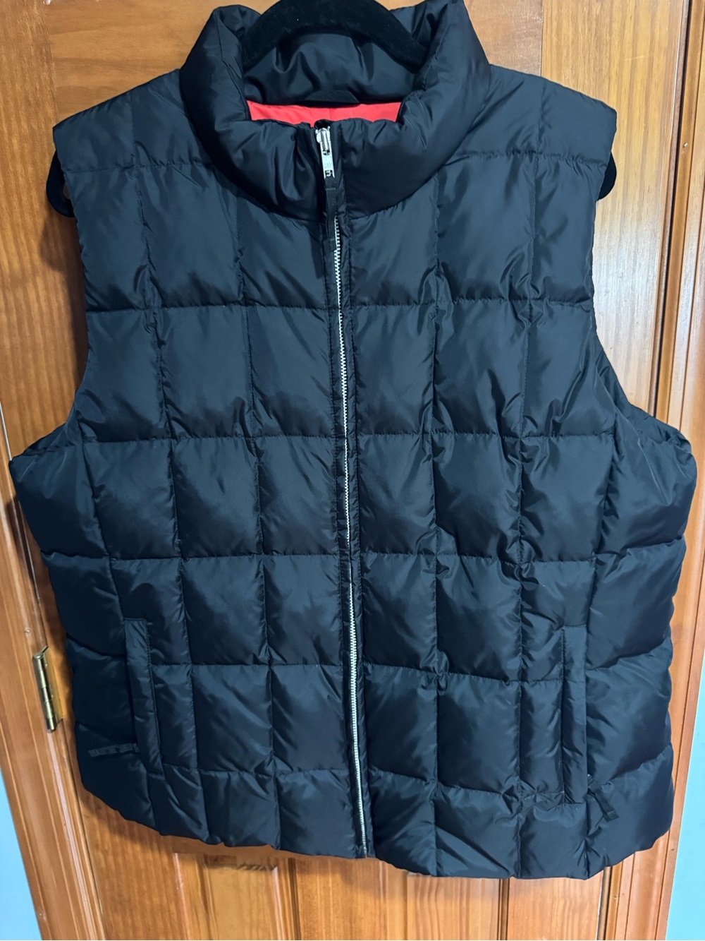 Woman's Black Quilted Puffer Vest - Lightweight Warmth
